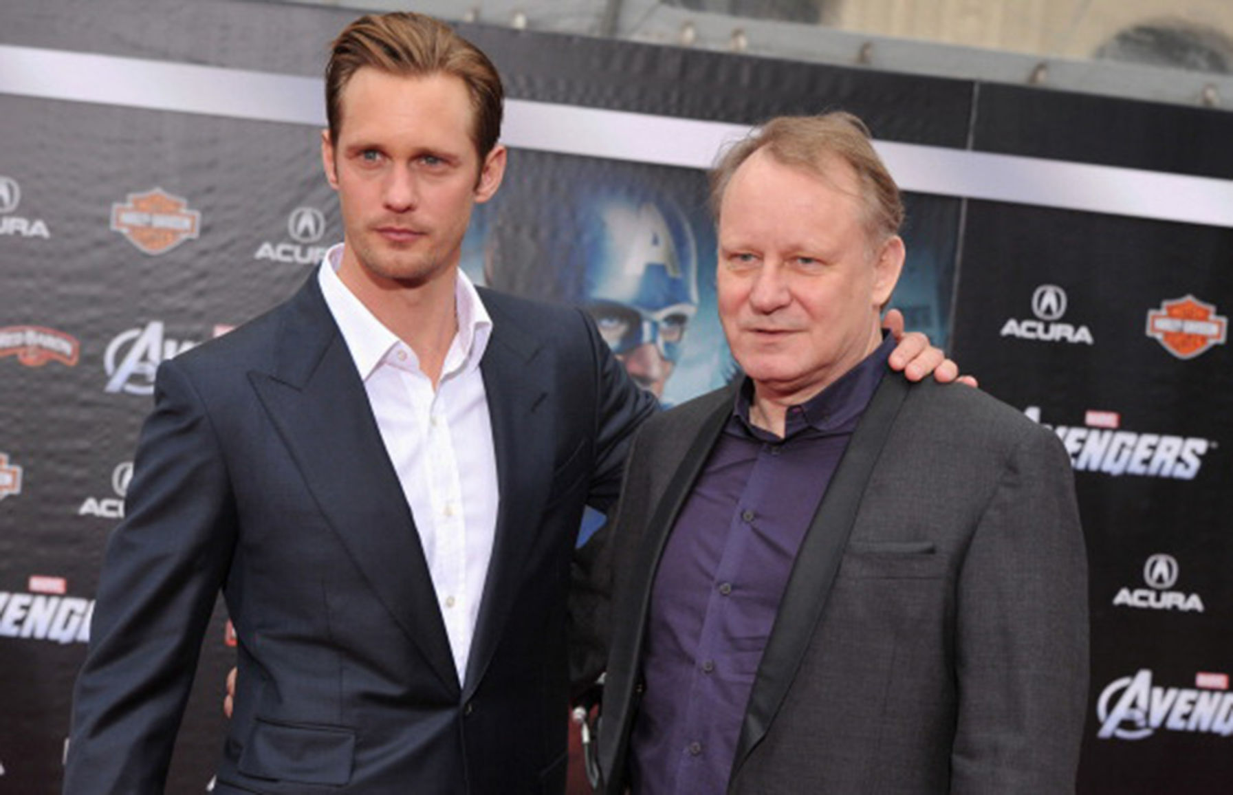 Alexander Skarsgard and Stellan Skarsgard